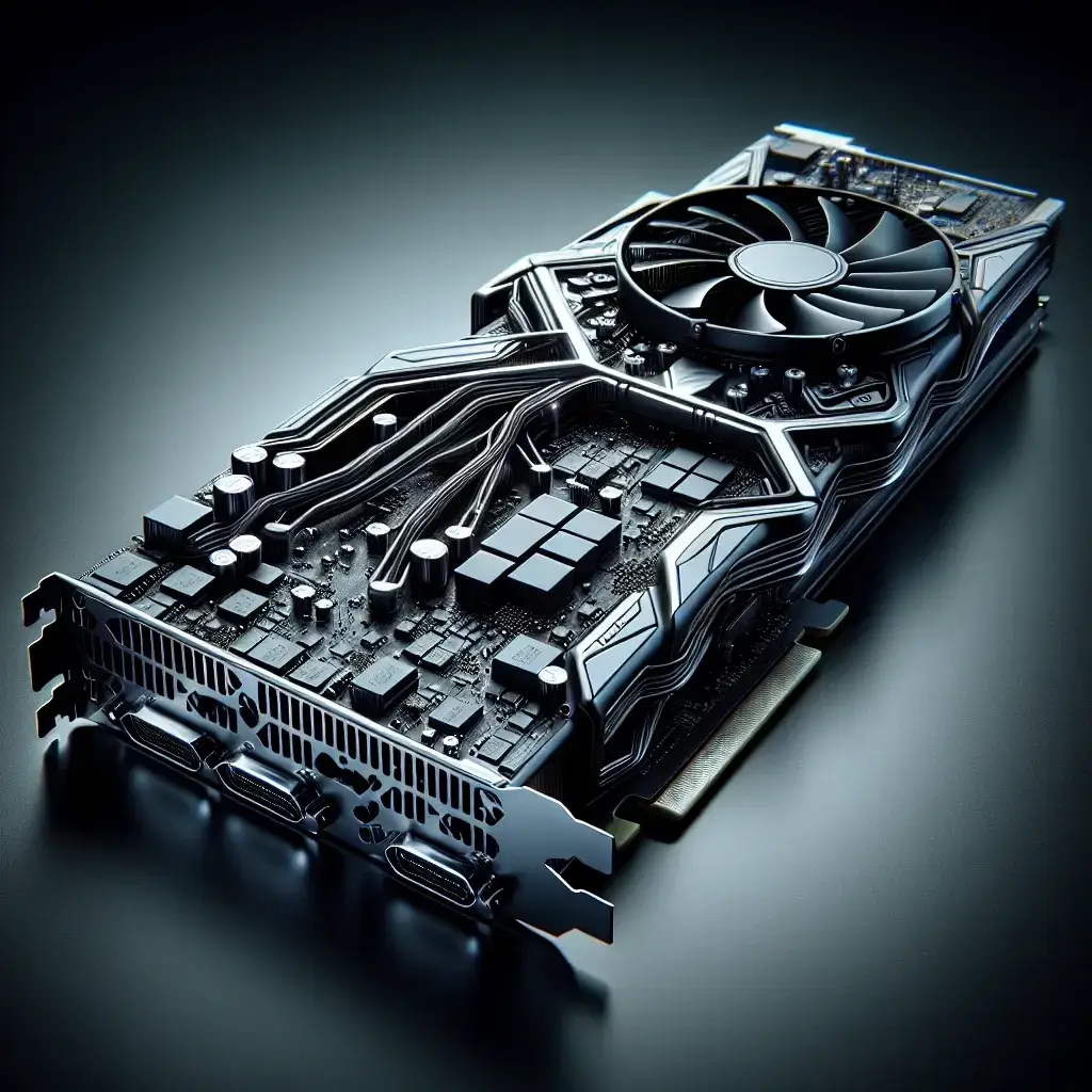 "Imagen del RTX Pro 6000, tarjeta gráfica con 96GB de VRAM, ideal para cargas de trabajo profesionales en diseño, modelado y renderización."